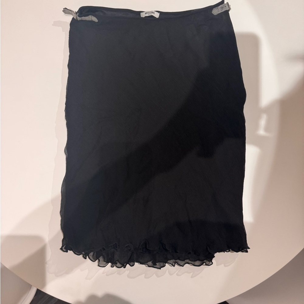 Moschino Black Pencil Skirt